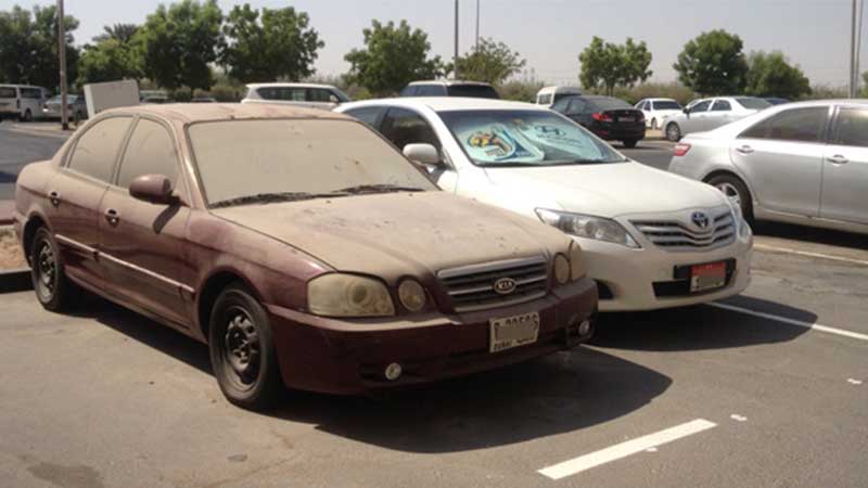 Abu Dhabi fines owners of abandoned vehicles