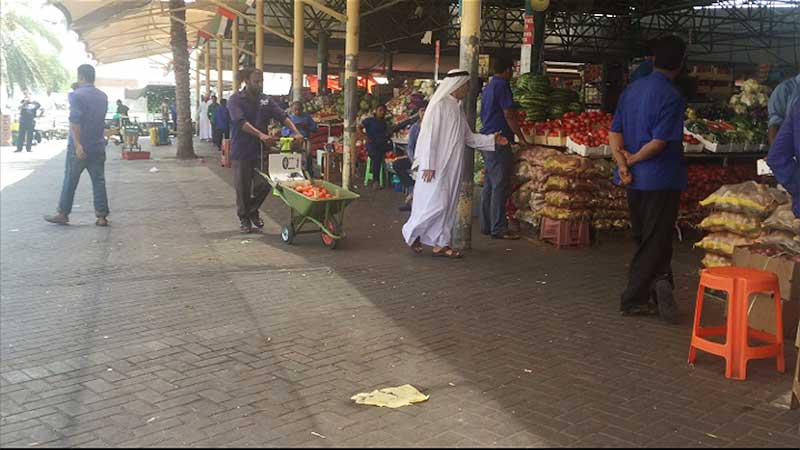 Bargain hunting at Fruit and Vegetable Market in Al Aweer
