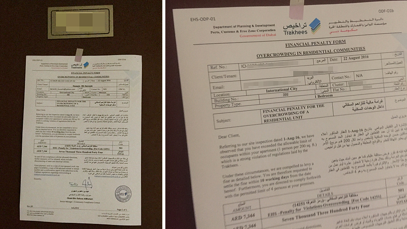 Bachelors fined Dh7,344 for overcrowding in International City