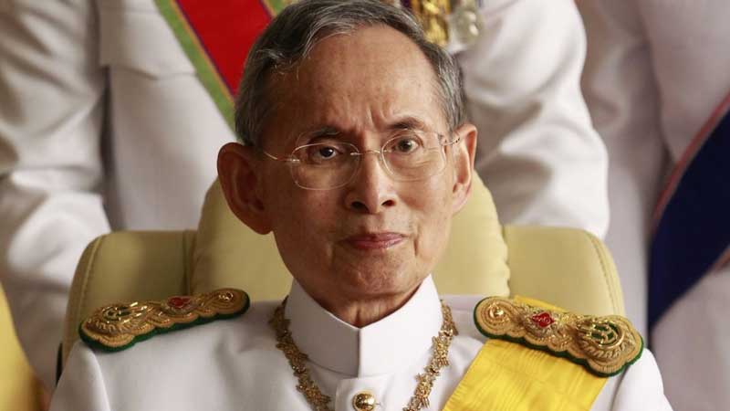 Thailand King Bhumibol Adulyadej dies