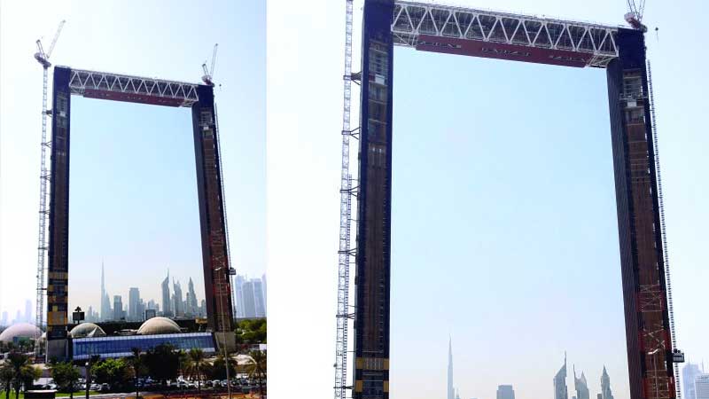 Dubai Frame: New icon rising 80% complete