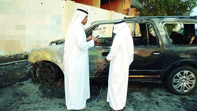 Saudi students accused of setting principal’s car on fire