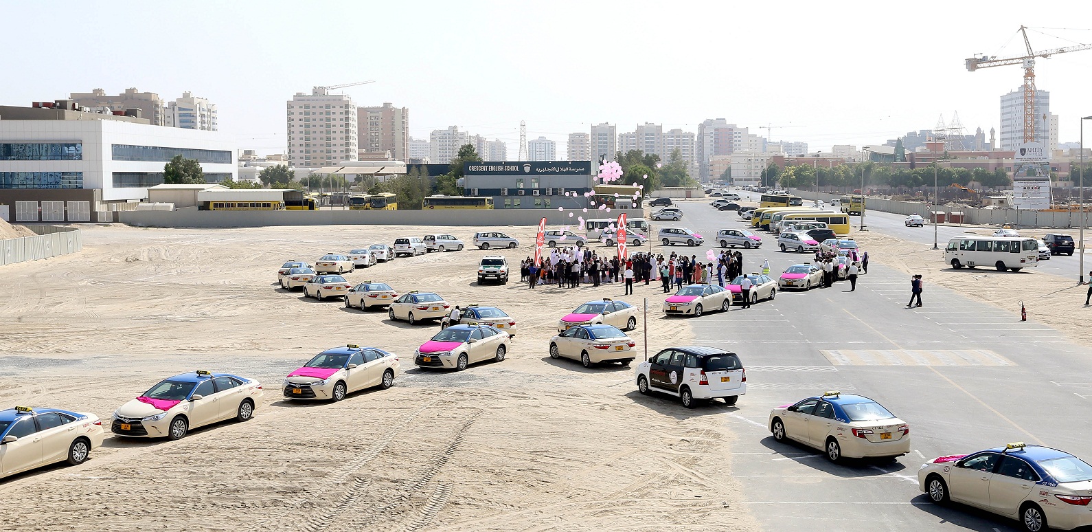 UAE taxis get in gear for breast cancer awareness drive