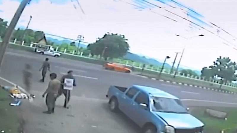 Creepy video shows ‘woman’s soul leaving her body’ after crash