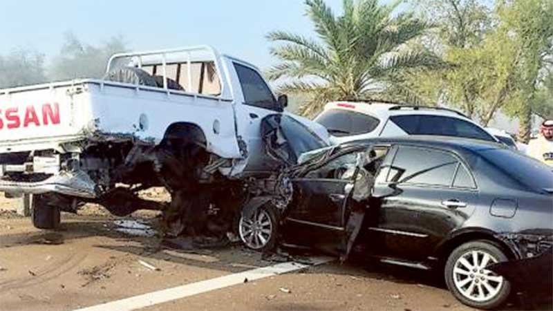 Heavy fog causes 25-car pileup in Abu Dhabi highway; 6 hurt