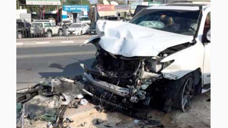Emirati killed in crash at Al Aweer petrol station