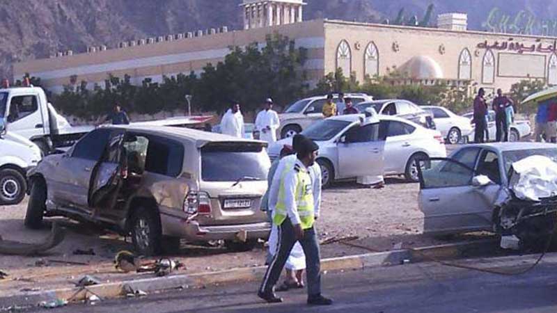 20-vehicle crash in Fujairah injures 9, investigation underway
