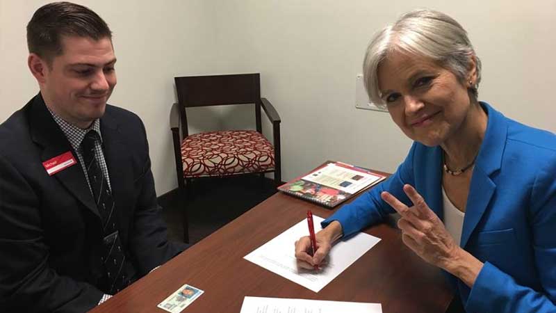 Green Party seeks recount of votes in US state