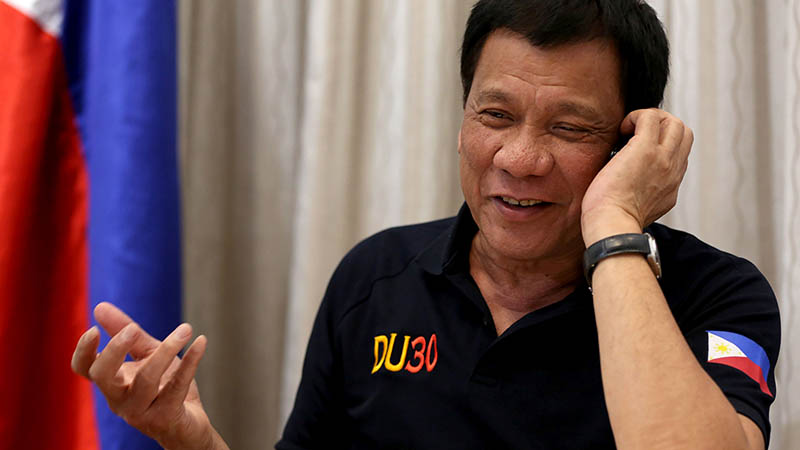 Duterte says Trump endorses Philippine anti-drug campaign