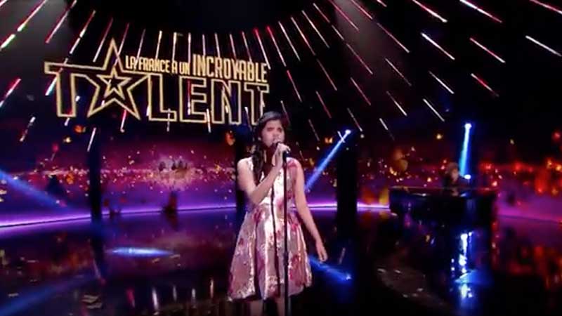 Watch: Blind Filipina singer places third in French talent contest