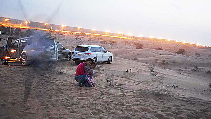 'Ghost' in Sharjah caught on camera