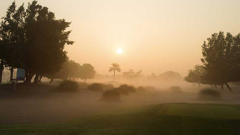 Man dies at Dubai golf tournament, play suspend