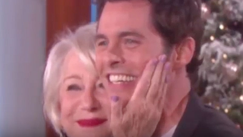 James Marsden meets longtime crush on 'Ellen'