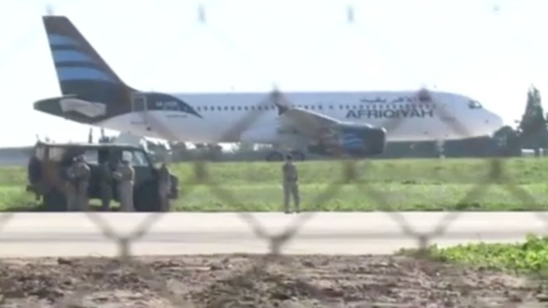 Malta plane hijackers surrender after tense standoff