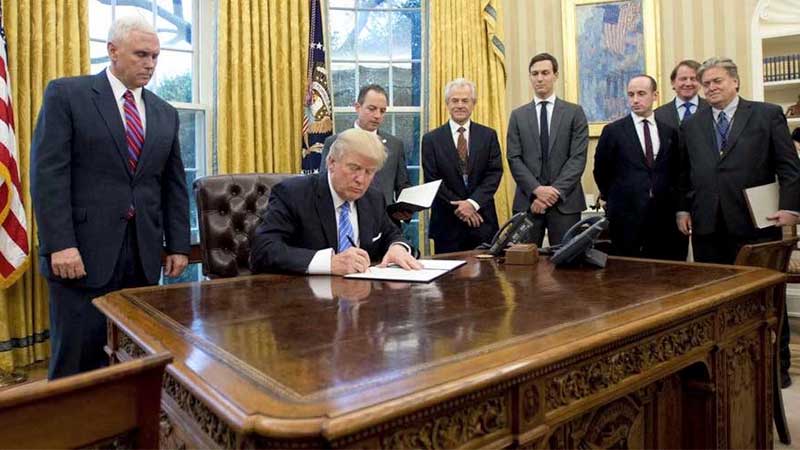 US pulls out of Trans-Pacific Partnership