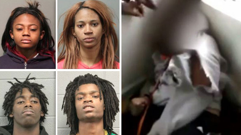4 charged over torture of Chicago teen