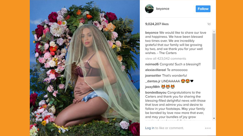 Beyonce is pregnant