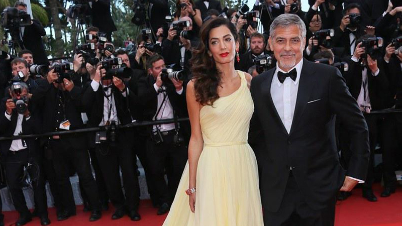 Amal Clooney pregnant with twins
