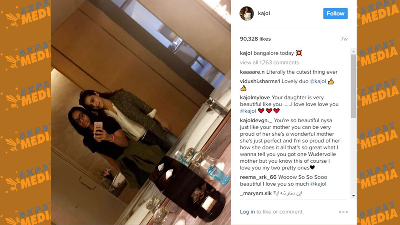 Kajol, daughter love to have fun in social media