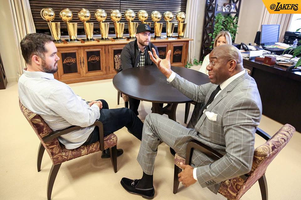 Magic Johnson joins Laker as adviser