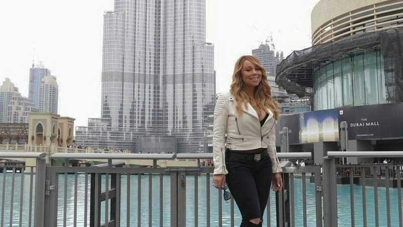 Mariah Carey visits Burj Khalifa