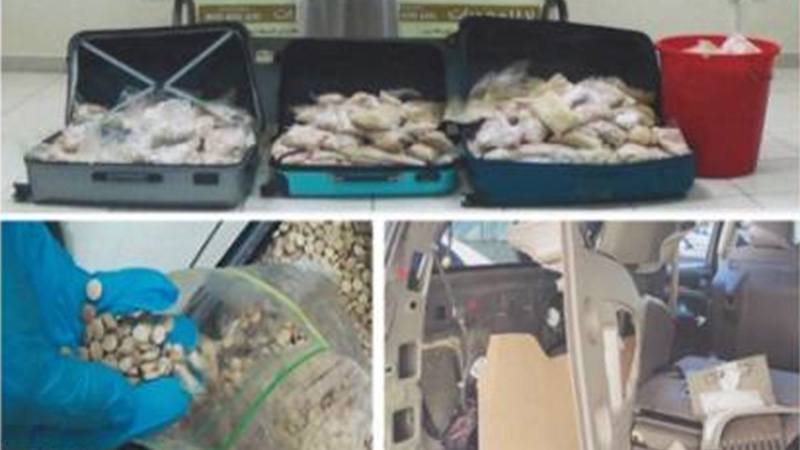 Big haul of banned drugs seized in UAE