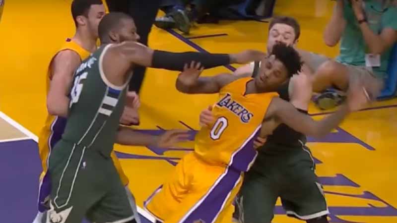 NBA fines 3 players over altercation during Lakers-Buck match