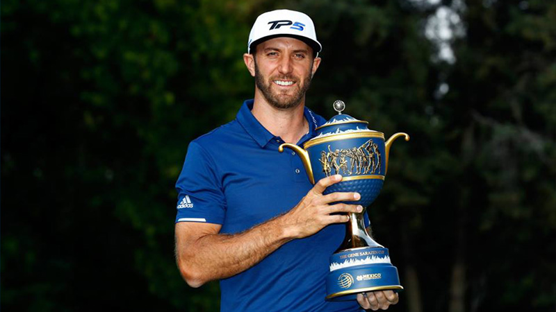 Dustin Johnson is world's top golfer