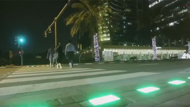 Watch: Dubai's first smart pedestrian crossing