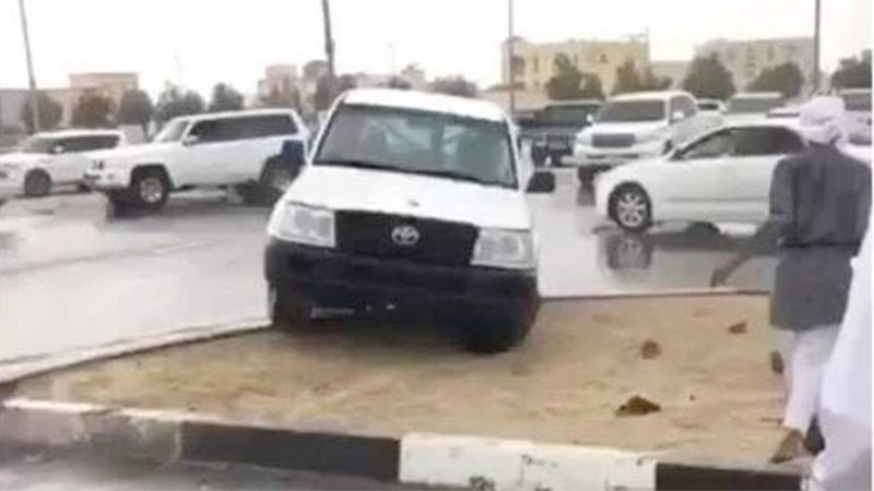 Man who hit pedestrian arrested over Abu Dhabi stunt