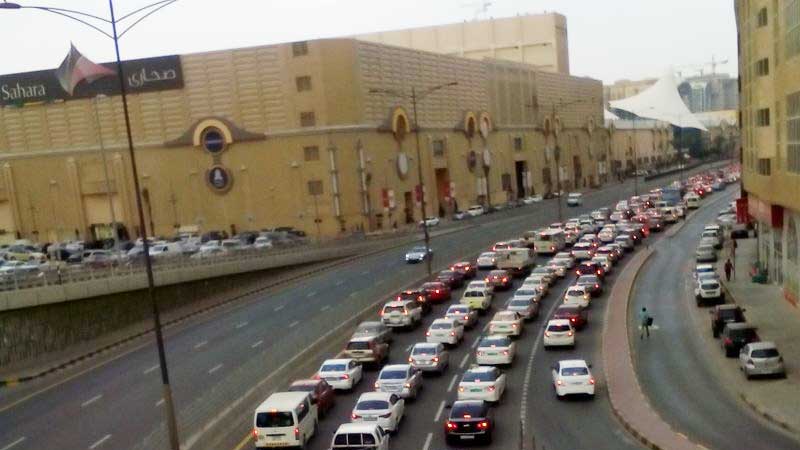 Accidents, traffic tailbacks in Dubai and Sharjah
