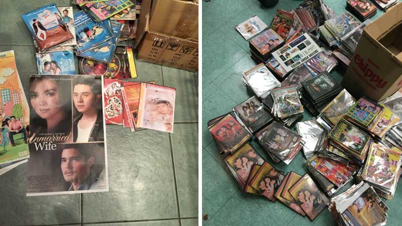 Crackdown on pirated DVDs of Filipino movies
