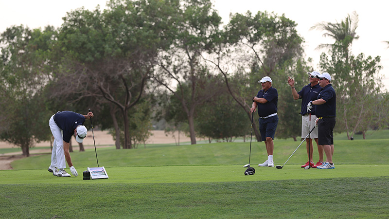Steve Webster schools UAE golfers
