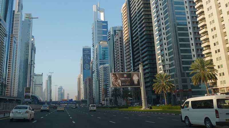 Suicidal Dubai tourist throws hotel furniture on Sheikh Zayed Road