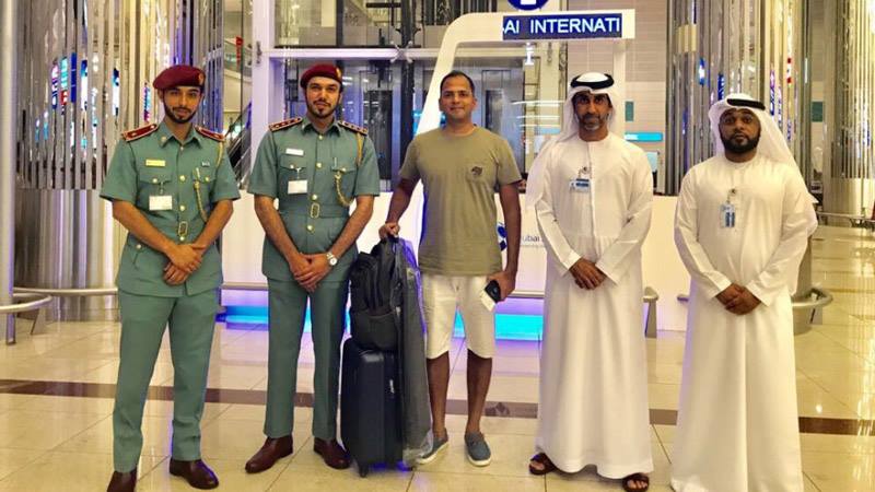 Extraordinary Dubai welcome for ordinary man