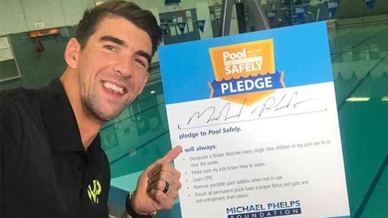 Retired swimmer Michael Phelps pursues goals outside of pool