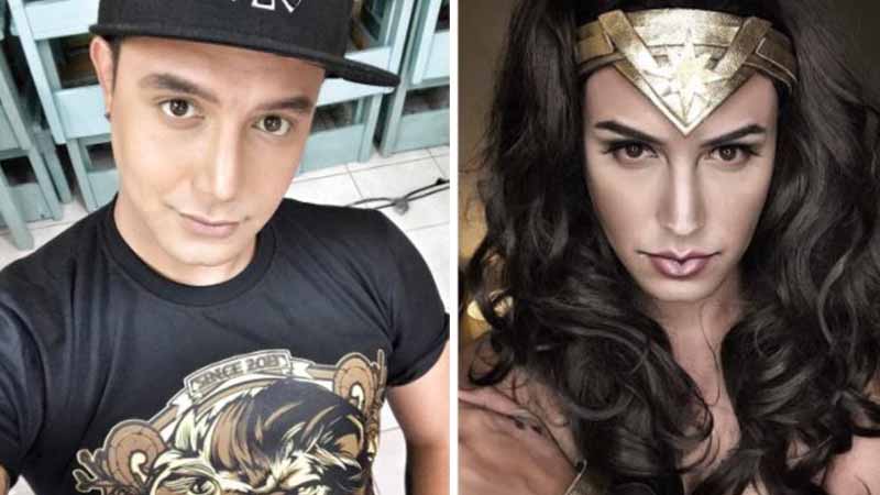 Paolo Ballesteros transforms into 'Wonder Woman'