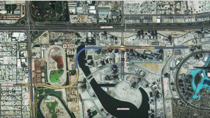 Al Saada traffic detour opens