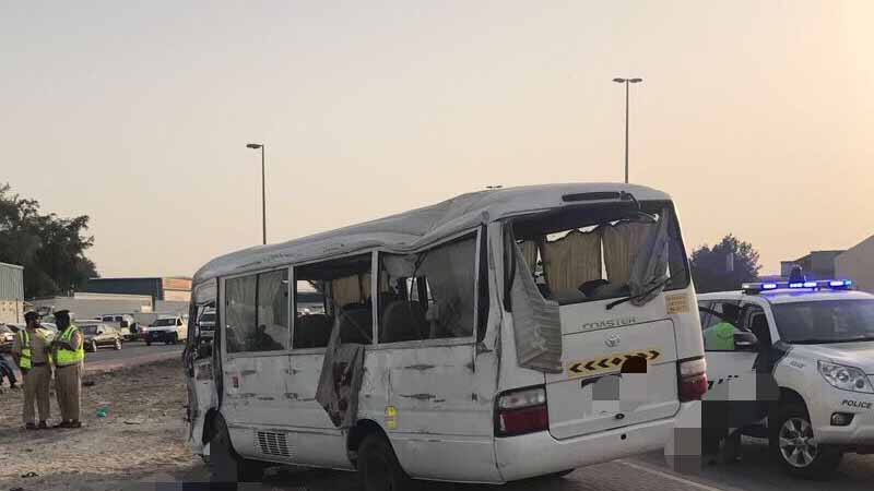 1 killed in Al Quoz bus crash