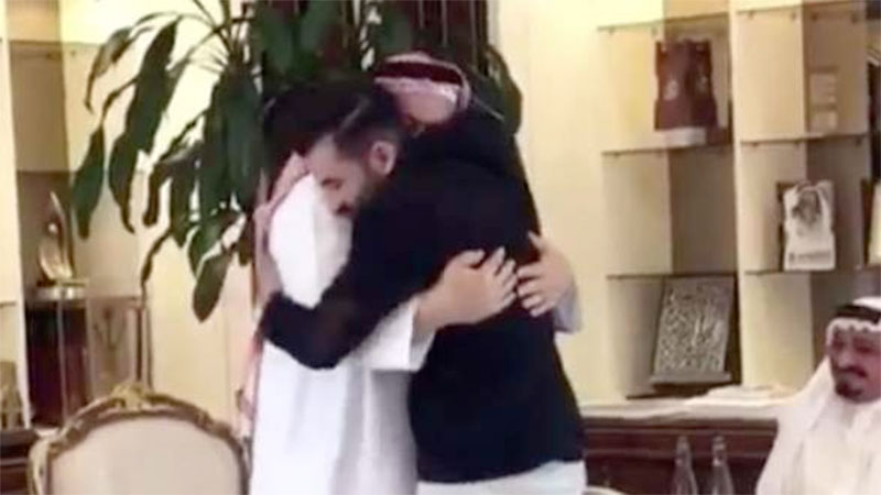Ajman Ruler helps reunite father and son separated for six years