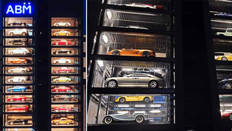 Singapore tower 'dispenses' cars