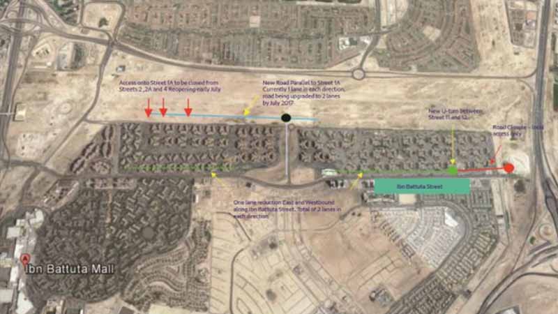 New Dubai traffic diversions planned