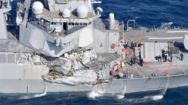 7 missing 'Fitzgerald' sailors found dead