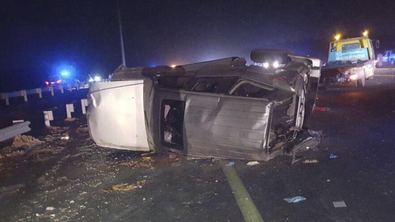 Ras Al Khaimah multiple car crash kills 1, injures 5