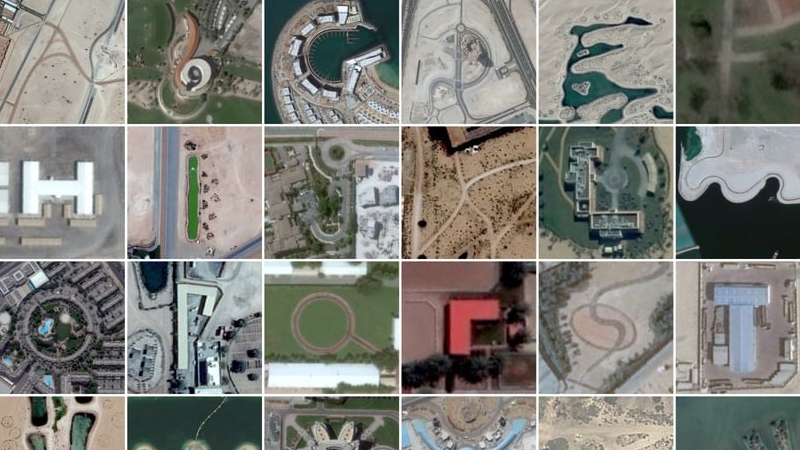 Watch: Finding letters A to Z in Dubai from space