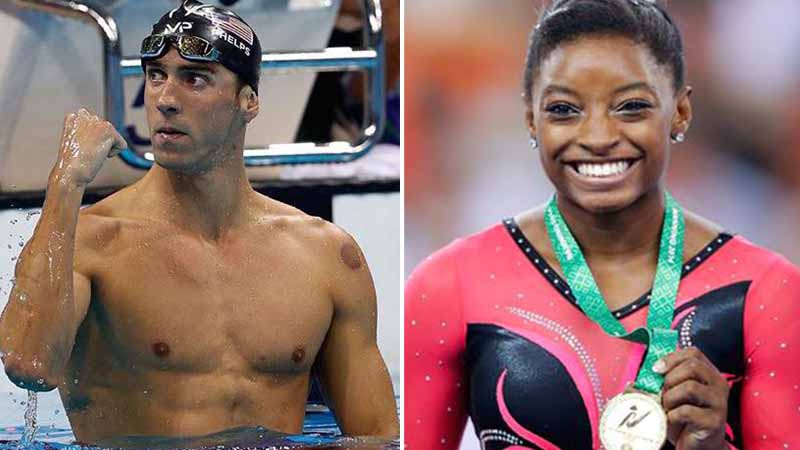 Michael Phelps, Simone Biles vie for ESPYS
