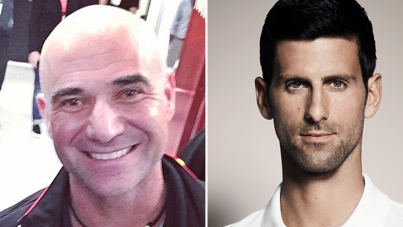 What Andre Agassi really thinks of Novak Djokovic