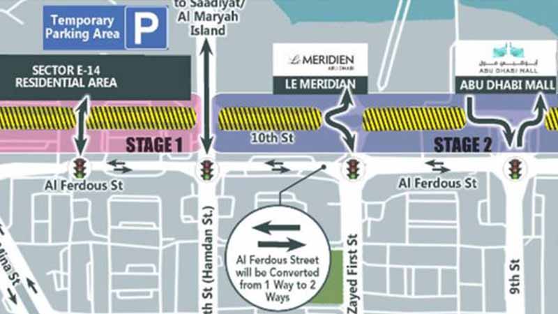 This Abu Dhabi road will be closed until March 2018