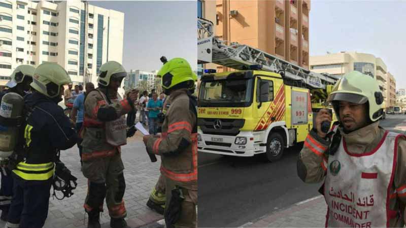 Al Muraqabbat residential building gutted