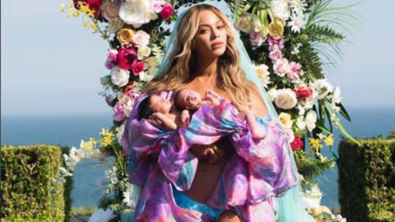 Beyonce shows off her twins – Sir Carter and Rumi